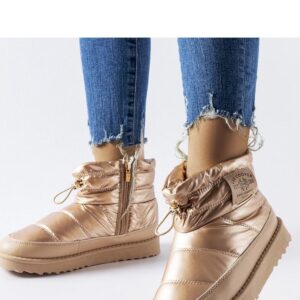 Złote śniegowce Lee Cooper LCJ-23-44-1965L - Solea