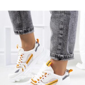 Białe sneakersy damskie Bernier - Solea