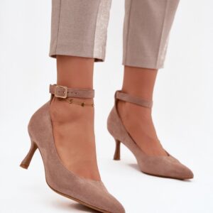 Szpilki Model Devoria 2751 Dark Beige - Step in style
